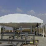 ผลงานการติดตั้ง เต็นท์ warehouse เต็นท์เก็บสินค้า เต็นท์ผ้าใบโกดังขนาดใหญ่