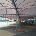 ผลงานการติดตั้ง เต็นท์ warehouse เต็นท์เก็บสินค้า เต็นท์ผ้าใบโกดังขนาดใหญ่